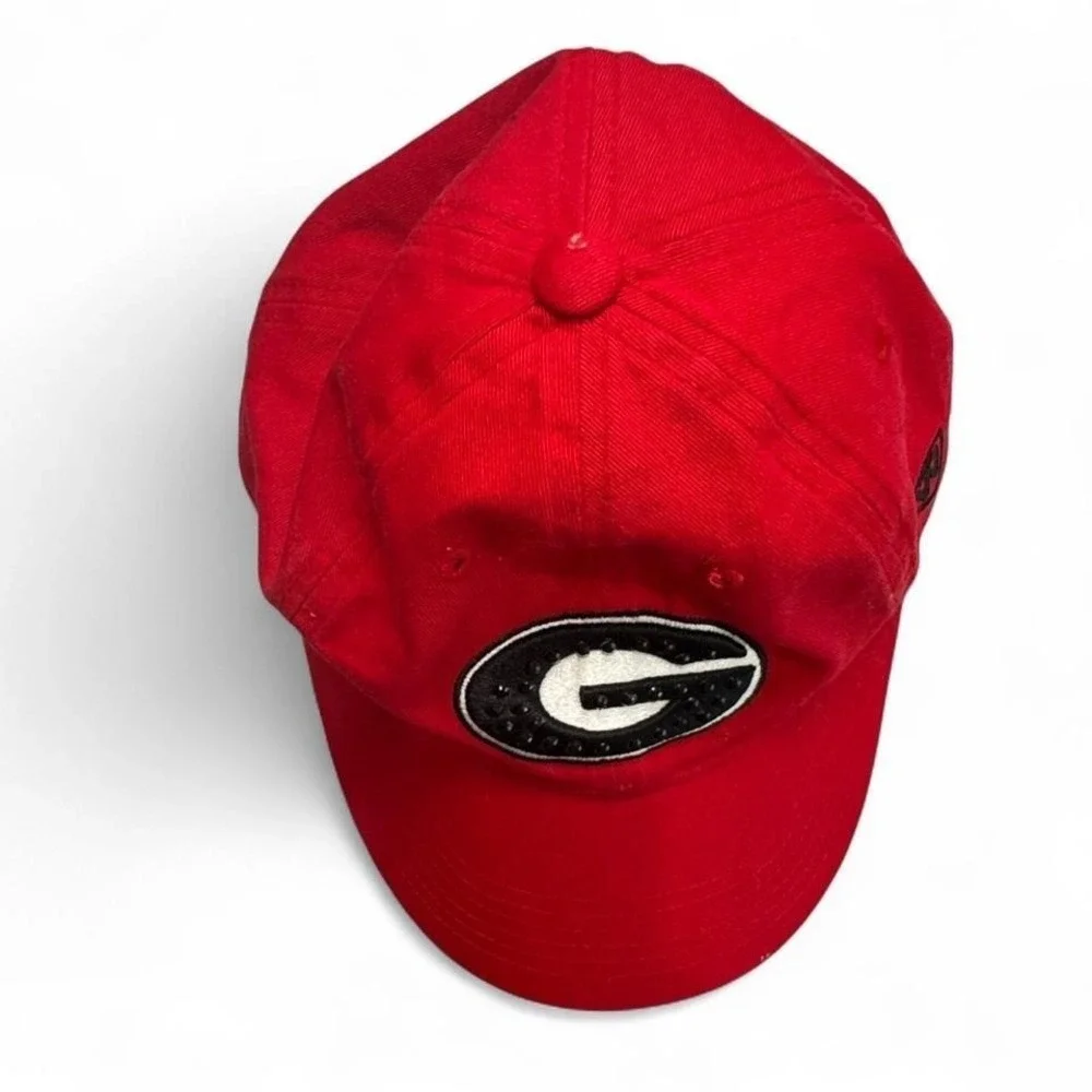 Georgia Bulldogs College Red Rhinestone‎ Logo Women's Baseball Cap Game Day NCAA